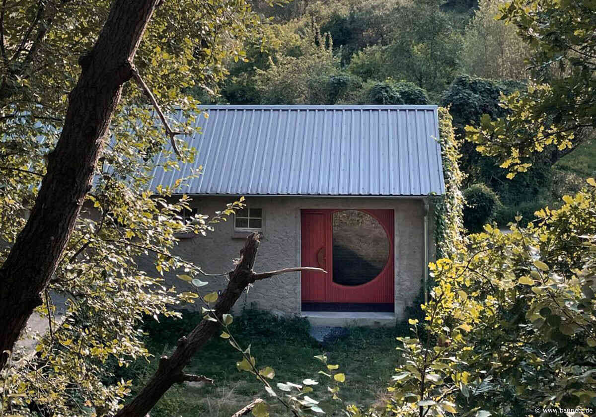 Schwitzen hinterm Halbmond - Sauna von Werck Workshop an der Mecklenburgischen Seenplatte