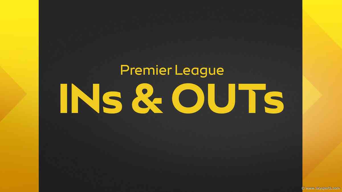 Premier League ins and outs - the confirmed deals so far...