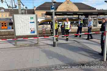 Zugverkehr wegen Gefahrstoffverdacht in Bielefeld unterbrochen