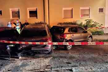 Trümmerfeld nach Trunkenheitsfahrt in Bielefeld