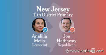 New Jersey 11th Congressional District Primary 2026: Live Election Results