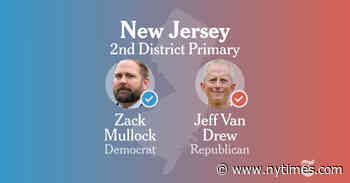 New Jersey Second Congressional District Primary 2026: Live Election Results