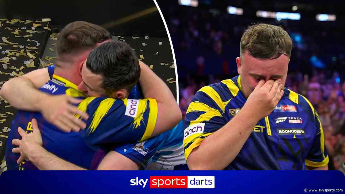 Emotional Littler reveals 'tough times' after Premier League win