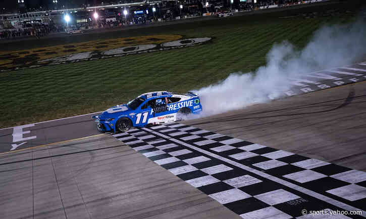 Denny Hamlin wins NASCAR Cup Series race at Nashville in May 2026