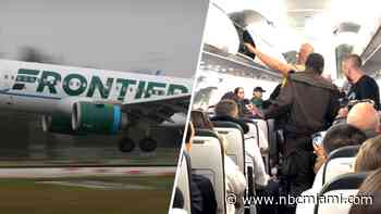 Frontier flight diverted to MIA after passenger chokes off-duty flight attendant, deputies say