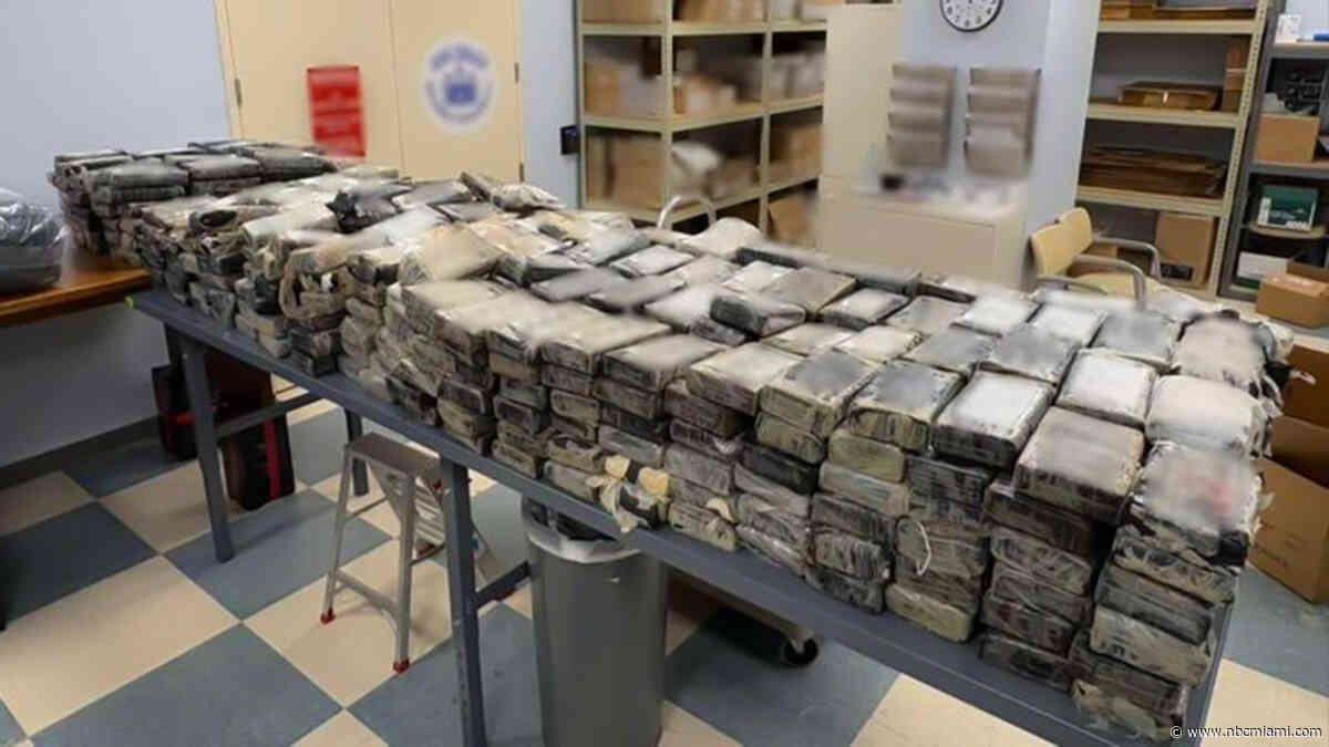 $11.6 million in cocaine found on boat off Miami Beach, U.S. Coast Guard says