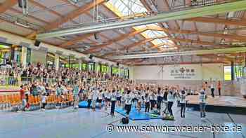 Bewegte Schule in Haiterbach: Manche tanzen nach dem Unterricht   daheim noch munter weiter