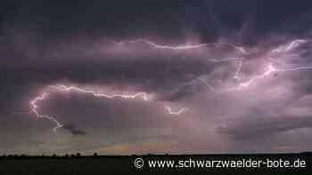 Wetterdienst warnt am Dienstag: Im Kreis Calw drohen starke Gewitter