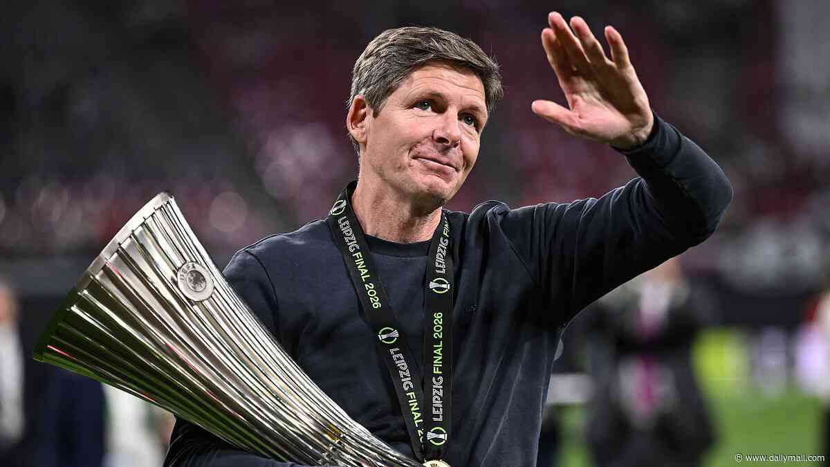 'Crystal Palace is where it should be': Oliver Glasner sends final message to fans after emotional Conference League triumph - as Adam Wharton and Co gear up for huge celebrations