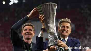 'Good guys WIN': Crystal Palace owner Steve Parish aims brutal dig at Nottingham Forest and UEFA as Eagles soar to Conference League glory after being booted out of Europa League
