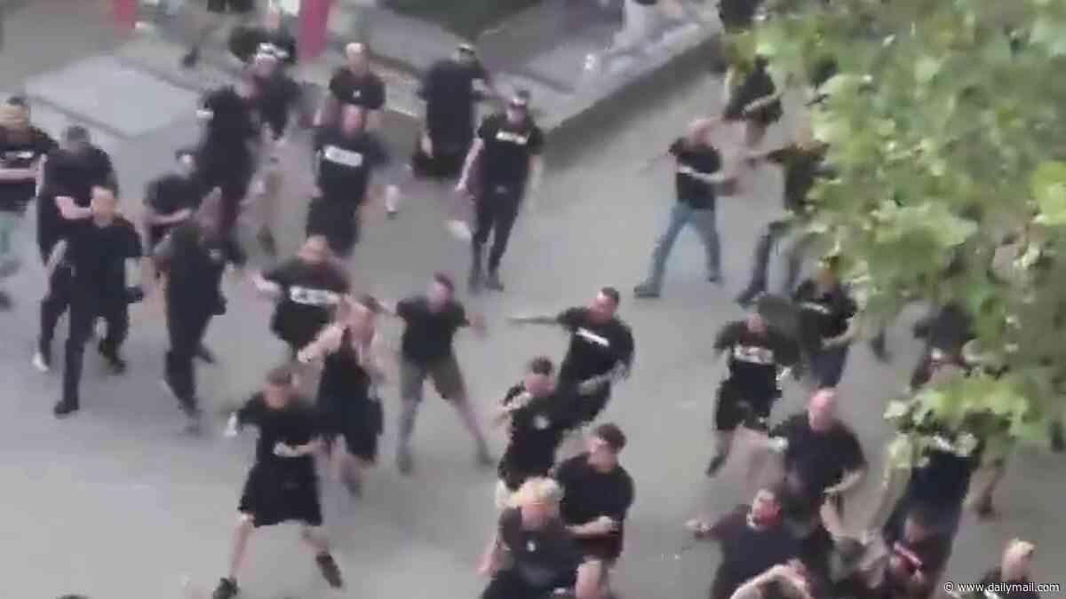 Sixty 'known troublemaker' Crystal Palace fans are BANISHED from city centre, hours before their Conference League final, after hooligan clashes