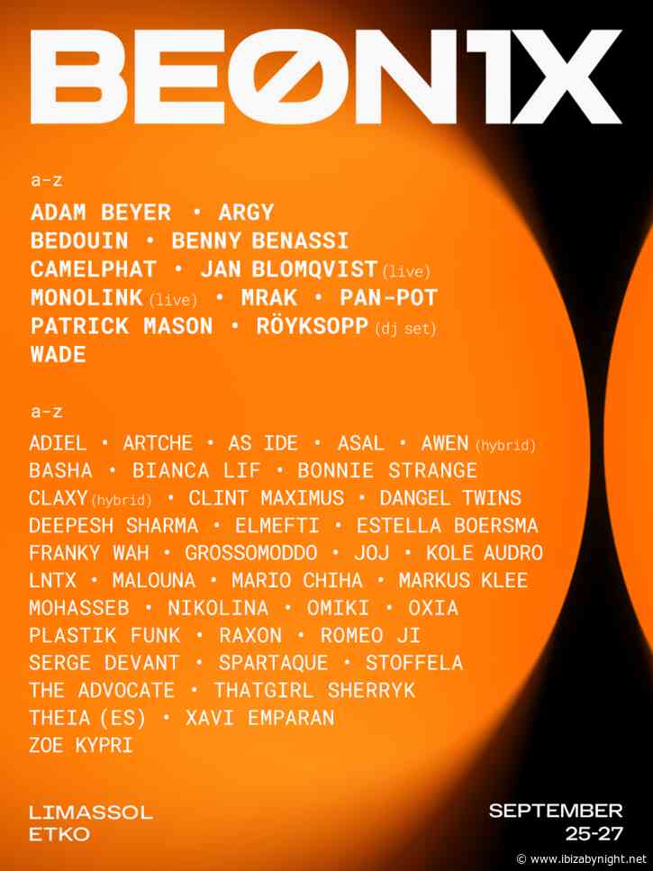 BEONIX Festival completes 2026 lineup!
