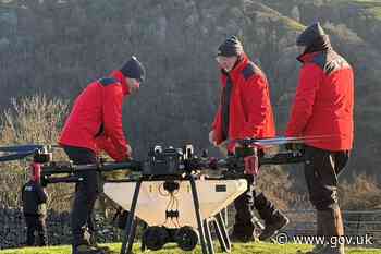Drones take flight to help restore Peak District ravine woodlands