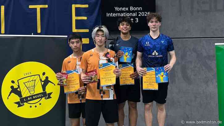 Sonnenschein/Marzuan triumphieren bei den YONEX Bonn International 2026