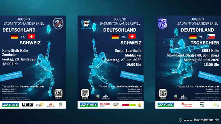 Deutschlands U19 misst sich mit der Schweiz und Tschechien
