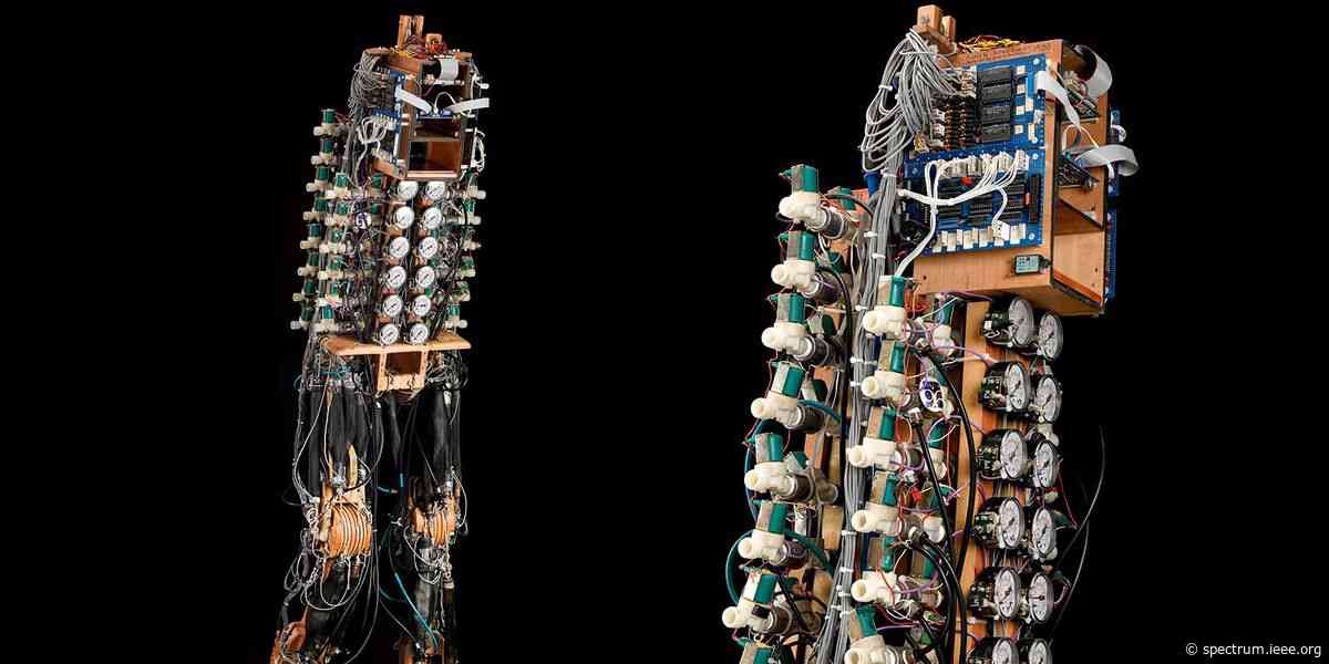 This DIY Bipedal Robot Used Pneumatic “Air-Muscles” Instead of Motors