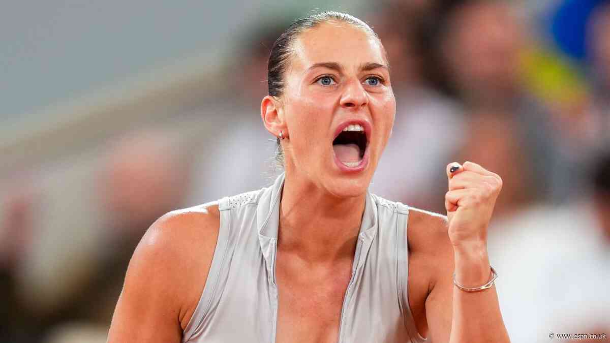 Andreeva, 19, reaches French Open semifinals