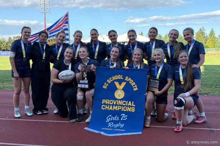 Vancouver Island school wins third B.C. girls rugby sevens title in 5 years