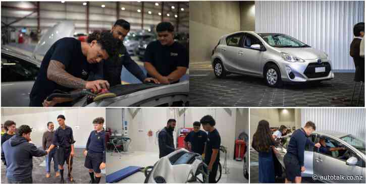 Young apprentices rebuild car to support Māori and Pasifika rangatahi