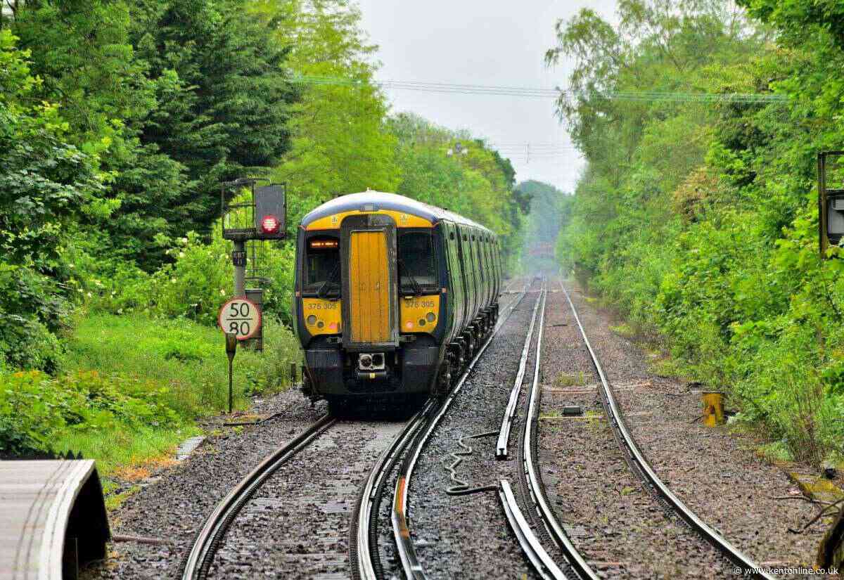 Commuter rail services diverted and cancelled after train hits 'obstruction'