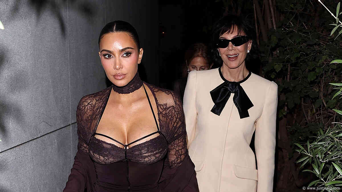 Kim Kardashian Goes Glam for Dinner with Mom Kris Jenner & Cousin Cici Bussey at Spago