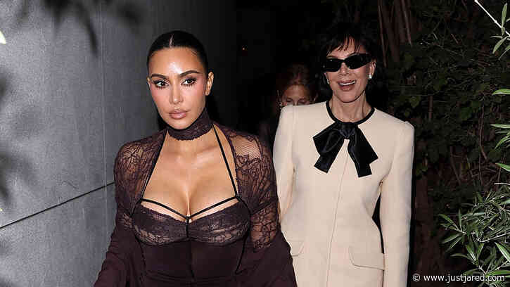 Kim Kardashian Goes Glam for Dinner with Mom Kris Jenner & Cousin Cici Bussey at Spago