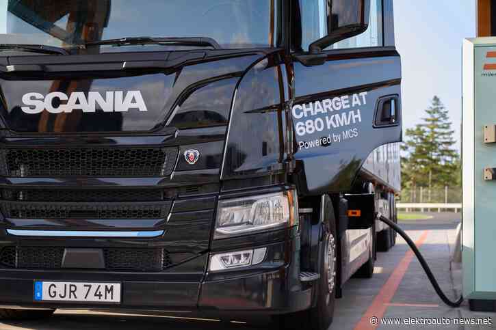 Scania: Schnellladende Vehicle-to-Grid-Lösung für E-Lkw