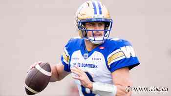 Bombers QB Collaros shrugs off age, disappointment as team readies for new campaign