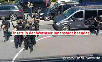 Update: Polizeieinsatz in der Wormser Innenstadt beendet – Hintergründe noch unklar