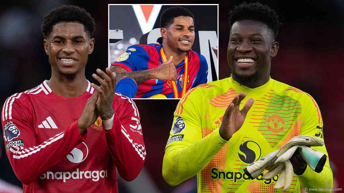 Barcelona tell Man United they will only pay half-price £13m for Marcus Rashford - leaving him and outcast keeper Andre Onana ready to return for pre-season training in Manchester