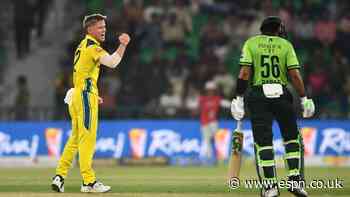 Inglis, Green, Peake boost Australia to 231 on tricky pitch