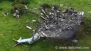 Royal Navy launches probe after helicopter crashed into field in Devon