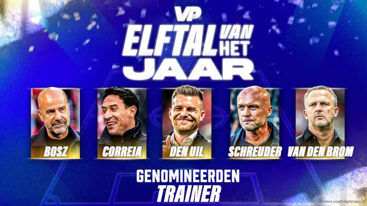 VP’s Trainer van het Jaar: drie coaches uit top vier, twee 'degradatiekandidaten'