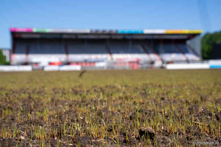 Toplaag grasveld De Oude Meerdijk wordt vernieuwd