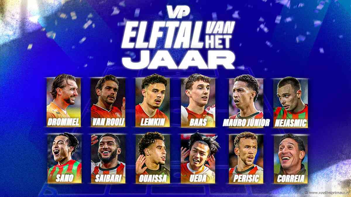 VP's Elftal van het Jaar: PSV en NEC hofleverancier, ook Twente, Feyenoord en Ajax
