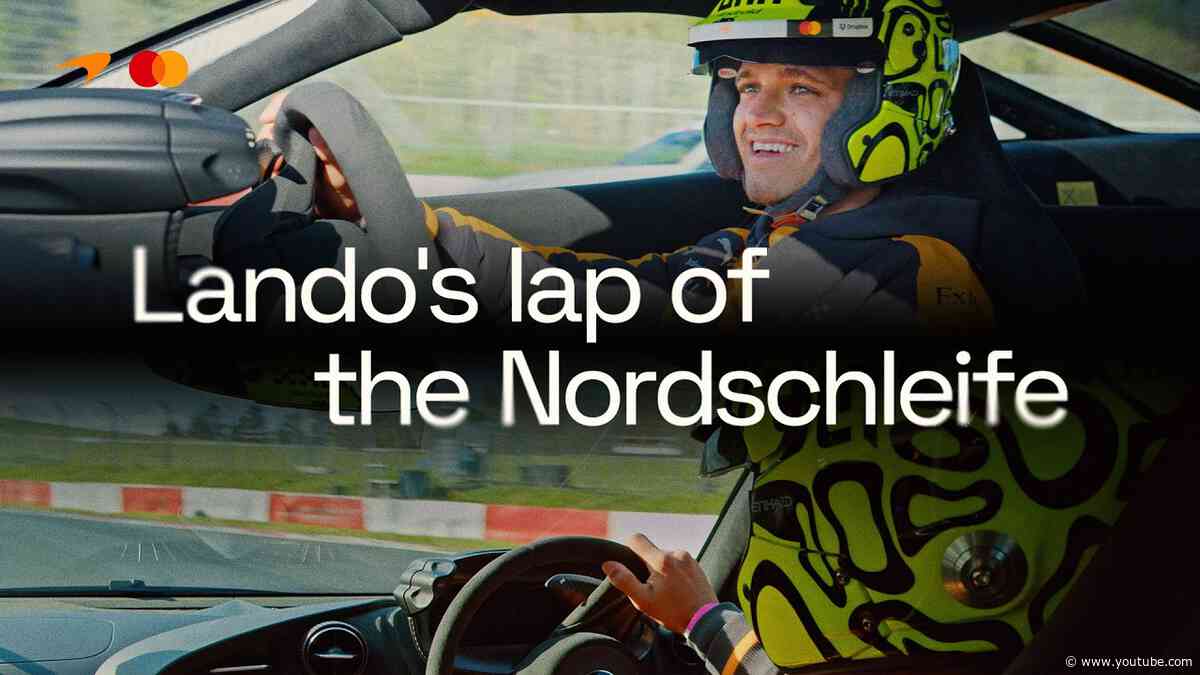 Lando Norris' first lap of the Nordschleife | McLaren Racing