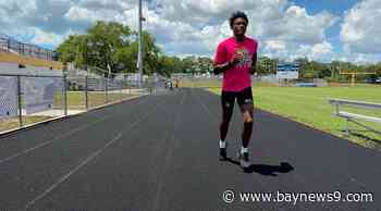 Largo's Kylen Monk shines on the track just like he does on the football field