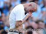 Dry your eyes, Pep! Guardiola and his Man City captain Bernardo Silva BOTH break down in tears during emotional last game of his 10 years in the Premier League