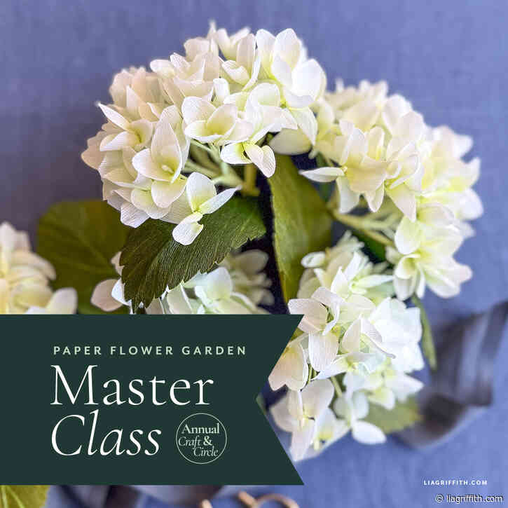 Crepe Annabelle Hydrangea—Master Class Workshop