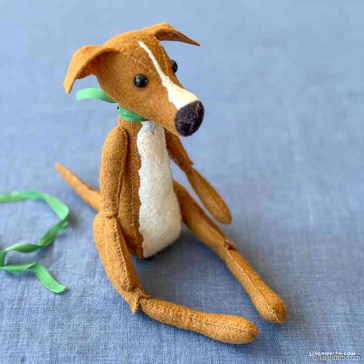 Felt Italian Greyhound Stuffie