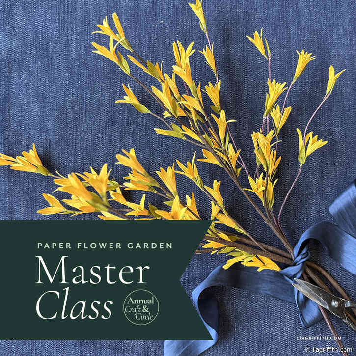Crepe Meadowlark Forsythia—Master Class Workshop