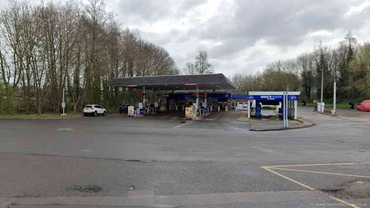 Gas leak at Cambridgeshire service station closes surrounding roads