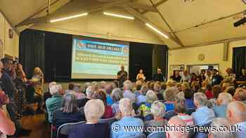 Residents crowd village hall to oppose 'utterly preposterous' train cleaning centre plan