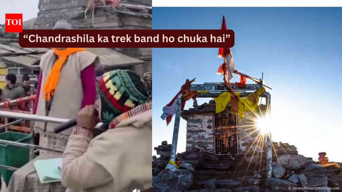 “Chandrashila ka trek band ho chuka hai, aaplog zabardasti na karen”; local priests request tourists not to undertake the trek after deadly lightning incidents