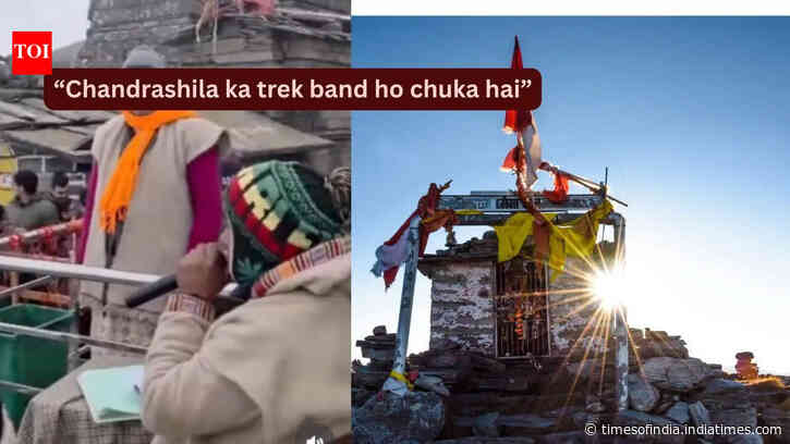 “Chandrashila ka trek band ho chuka hai, aaplog zabardasti na karen”; local priests request tourists not to undertake the trek after deadly lightning incidents