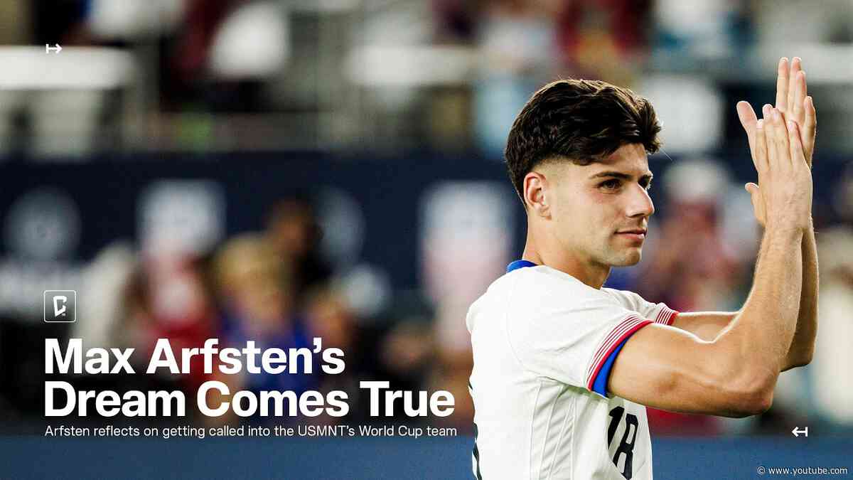 Max Arfsten's World Cup Moment 🥹