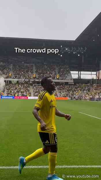 The crowd went nuts for No. 17’s first in Black & Gold 🤩 #mls #soccerhighlights #golazo #goal