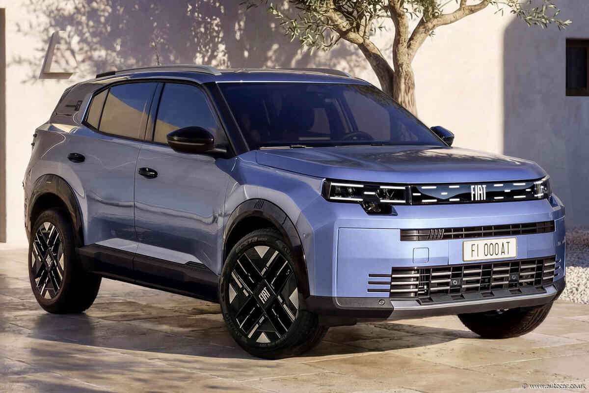 Fiat Grizzly SUV unwrapped as Grande Panda's bigger brother