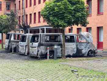 Busse vom Ordnungsamt Bergheim angezündet