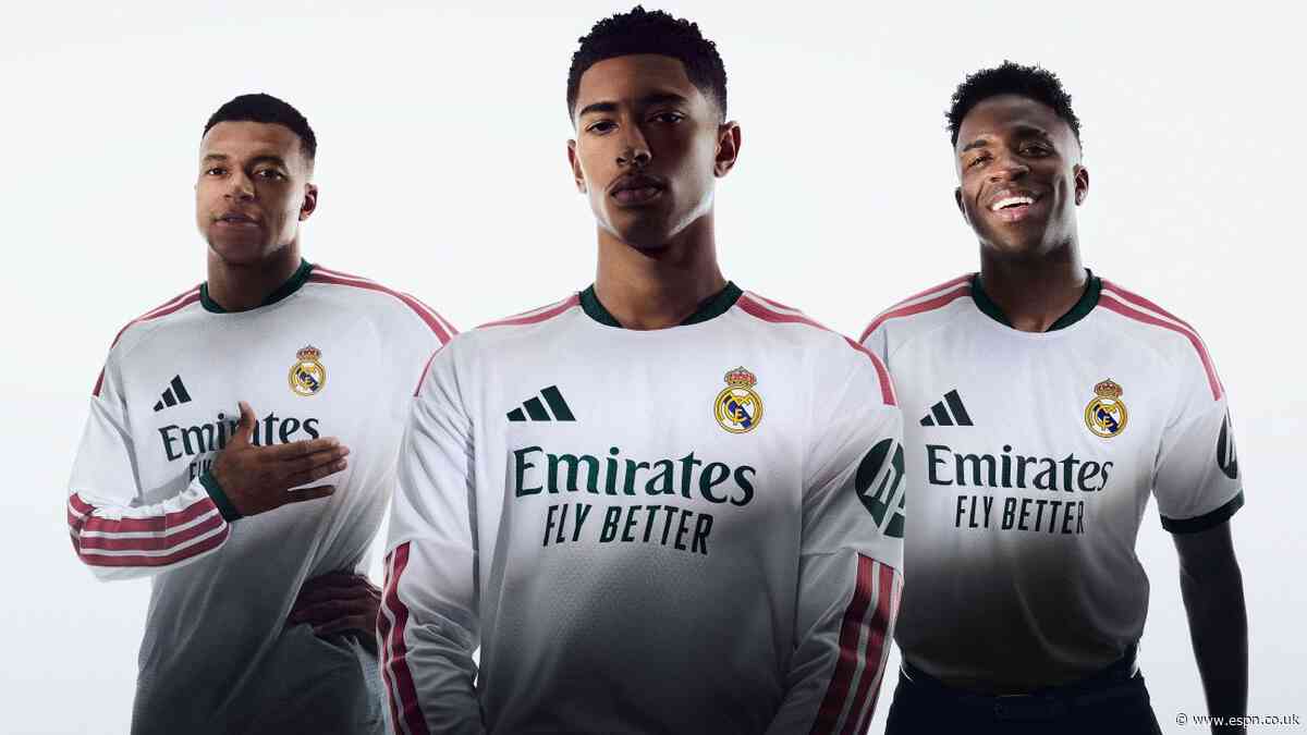 Real Madrid unveil new home kit for quest to end m...